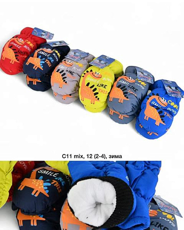 Варежки Descarrilado C11 mix - делук