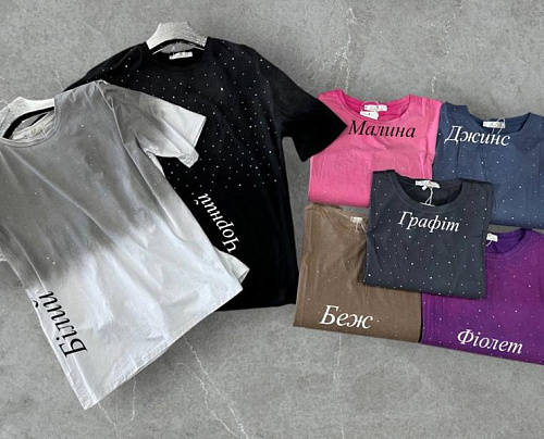 Футболка Levisha 25106 purple - делук