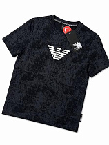 Футболка Alex Clothes 14705 black - делук
