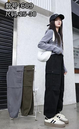 Штаны Farbique 609 grey - делук