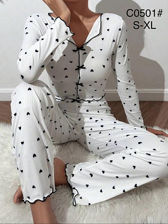 Пижама Romeo Life C0501 white - делук