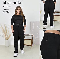 Джинсы Basanjiu 6777 black - делук