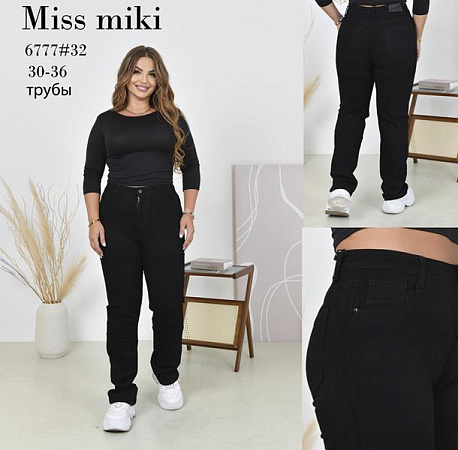 Джинсы Basanjiu 6777 black - делук