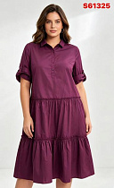 Платье Lida S61325 wine - делук