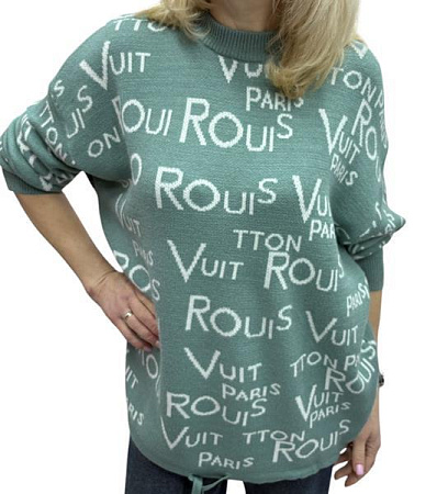 Свитер Elena&Vika 25401 mint - делук