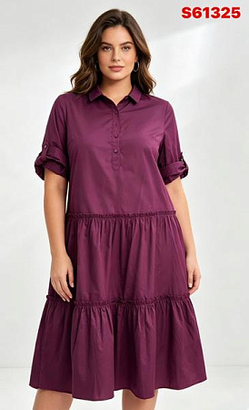 Платье Lida S61325 wine - делук