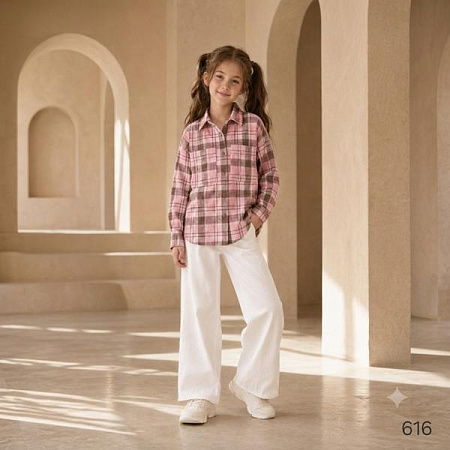 Рубашка Loren 616-1 pink - делук