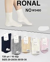 Носки Ronal W3400 mix(20-25) - делук