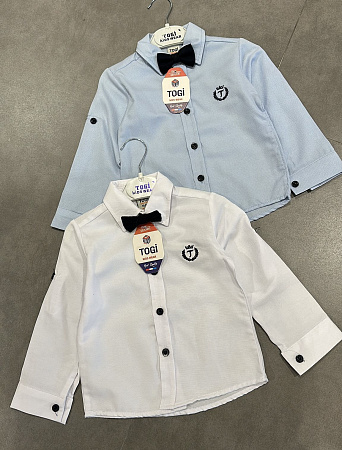 Рубашка Baby Boom BB716 white - делук