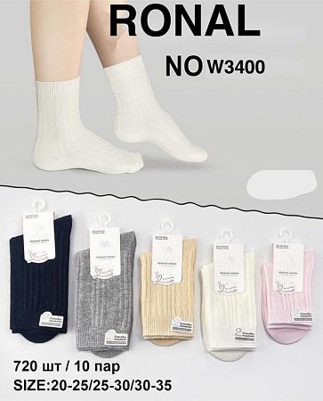 Носки Ronal W3400 mix(20-25) - делук