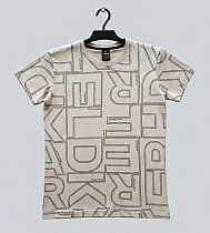 Футболка Dino DN382 beige - делук