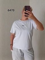Футболка Fsn 6470 white - делук