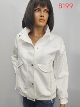 Куртка Lida 8199 white - делук