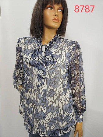 Рубашка Lida 8787 blue - делук