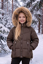 Куртка Delfinka 16 brown - делук