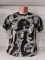 Футболка Panda 1714 black - делук