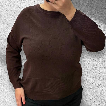 Свитер Levisha 25235 brown - делук