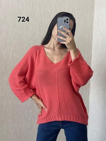 Свитер Fsn 724 coral - делук
