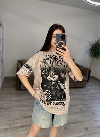 Футболка S.Style 14 beige - делук