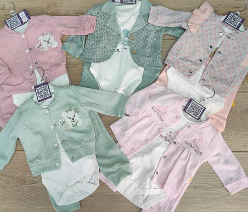 Костюм Emir Kids 785 green листья - делук