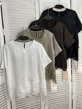 Футболка Style Nadezhda 9143 khaki - делук