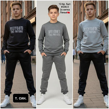 Костюм Спорт Amz 236-3 l.grey - делук