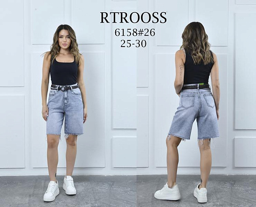 Шорты Jeans Club 6158 l.blue - делук