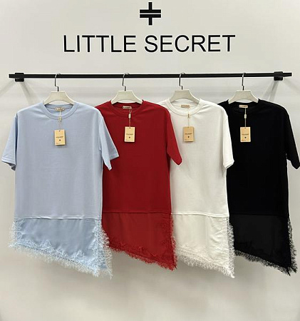 Футболка Little Secret 32223 white - делук