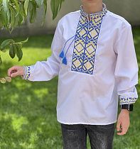 Вышиванка Nik 55969 white - делук