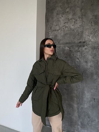 Куртка Girl 119 khaki - делук