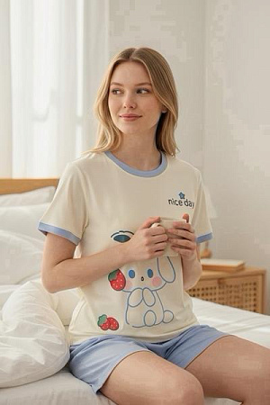 Пижама Trikotag T313 l.blue - делук