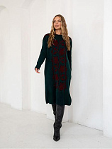 Платье Liza Brend 1112 green - делук