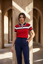 Американка Kosta 6037 red - делук