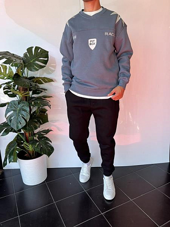 Свитер Three Black 2348 grey - делук