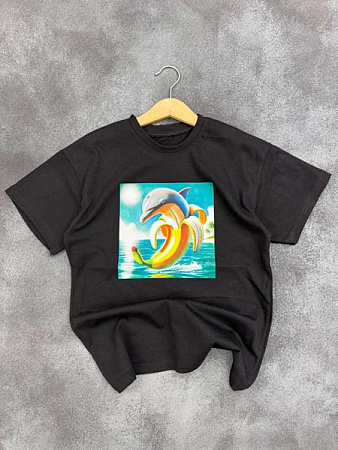 Футболка Meloria 40-6 black - делук