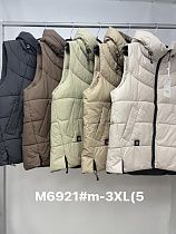 Жилетка Jacket M6921 brown - делук
