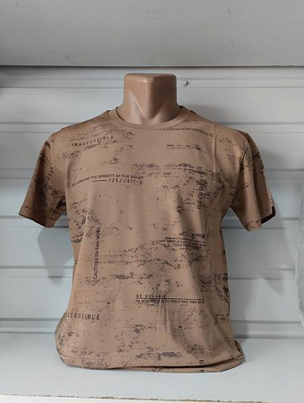 Футболка Panda 1708 beige - делук