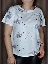 Футболка Kosta KS568 white - делук