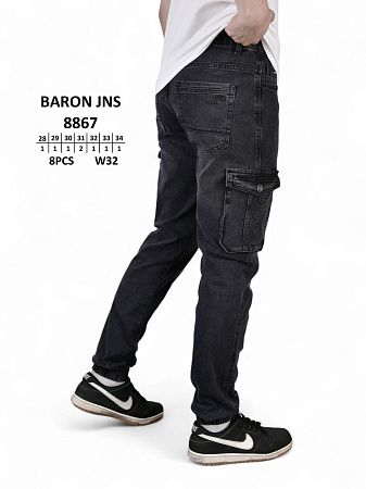 Джинсы God Baron 8867 black - делук