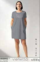 Ночнушка Trikotag T464 grey - делук