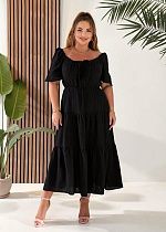 Платье Deliv 587 black - делук