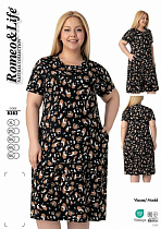 Халат Cotpark 8282 black - делук