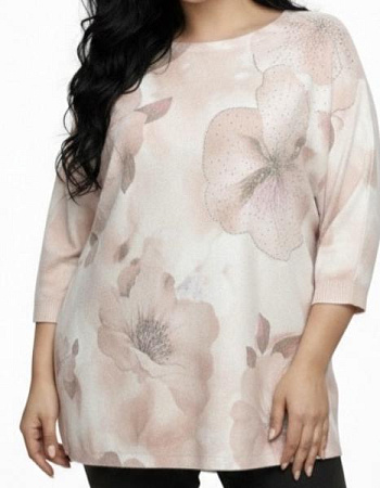 Свитер Elena&Vika 26126 beige - делук