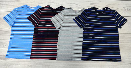 Футболка Samo 001-1 black-blue - делук