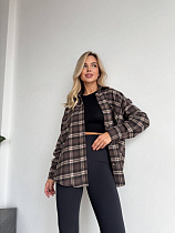 Рубашка Arina 1662 brown - делук