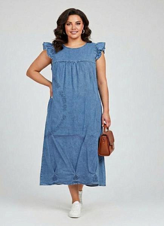 Сарафан Julia JL1242 blue - делук