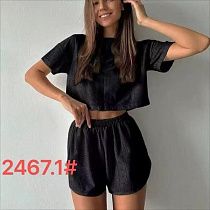 Пижама Saimeiqi 2467-1 black - делук