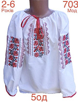 Вышиванка Надийка ND908-703 white - делук