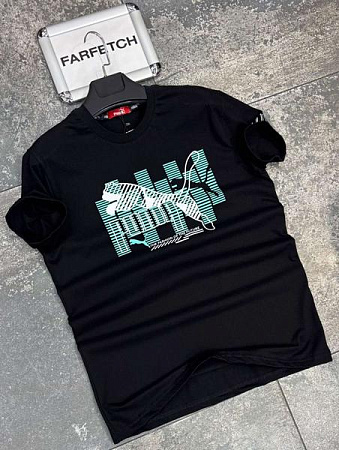 Футболка Verton W26819 black - делук