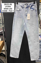 Джинсы Maxim Jeans 754-1 l.blue - делук